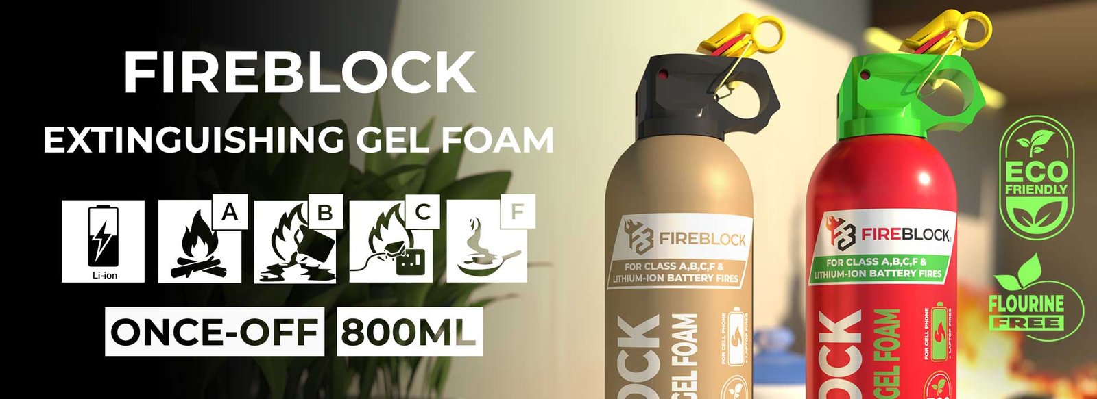 Fireblock Extinguishing Gel Foam